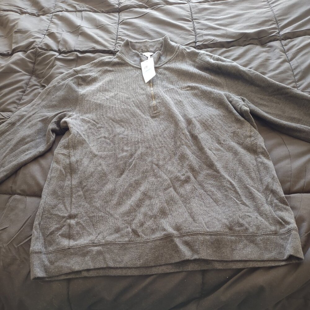 Calvin Klein zippered pullover sweater